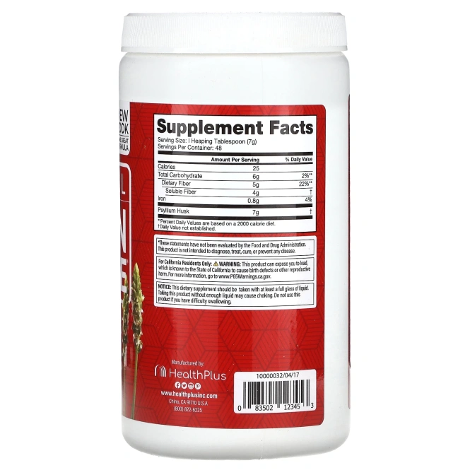 Health Plus, Оригинальное средство очистки толстой кишки (Colon Cleanse), шаг 1, 12 унций (340 г)