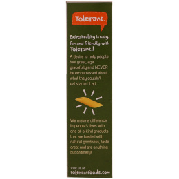 Tolerant, Макароны из органической зеленой чечевицы, пене, 8 унц. (227 г)