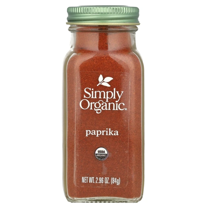 Simply Organic, Паприка, 84 г (2,96 унции)