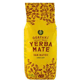 Guayaki, Йерба Мате, листовой чай, смесь Сан-Матео, 16 унций (454 г)