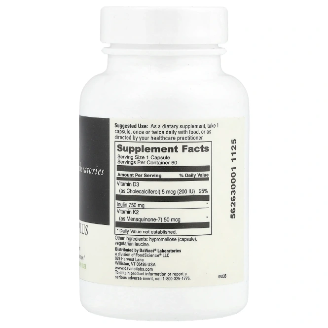 DaVinci Laboratories, Витамин K2 Plus, 60 капсул