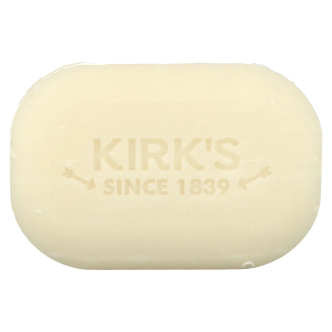 Kirks, Нежное Кастильское мыло без отдушек 4 унции