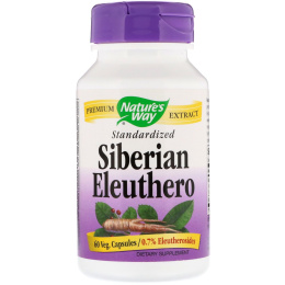 Nature's Way, Сибирский женьшень, стандартный 60 капсул