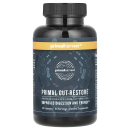 Primal Harvest, Primal Gut Restore, восстановление кишечника, 60 капсул