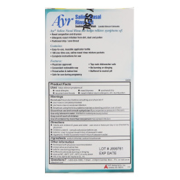 AYR, Абсолютно натуральный назальный комплект с морской солью, 1 комплект