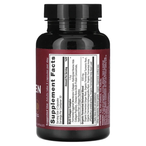 Dr. Axe / Ancient Nutrition, Мульти коллаген, 90 капсул