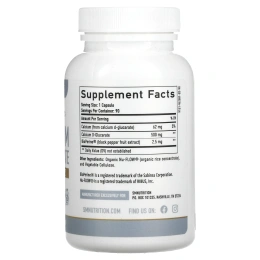 SMNutrition, Calcium D-Glucarate + BioPerine, 500 mg, 90 Capsules