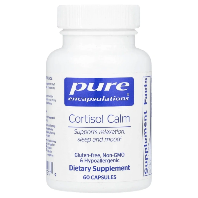 Pure Encapsulations, Cortisol Calm, 60 капсул