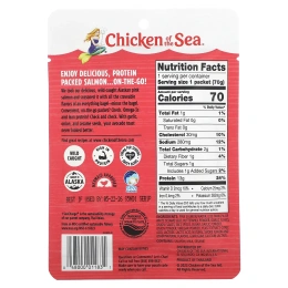 Chicken of the Sea, аляскинский горбуша дикого улова, приправа для рогаликов, 70 г (2,5 унции)