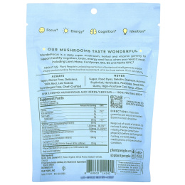 Plant People, WonderFocus®, жевательные мармеладки с грибами, сочный цитрус, 60 жевательных таблеток