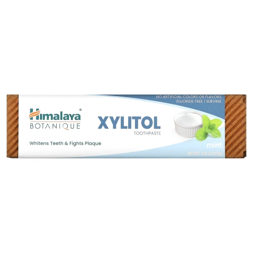 Himalaya, Зубная паста с ксилитолом, мята, 113 г (4 унции)