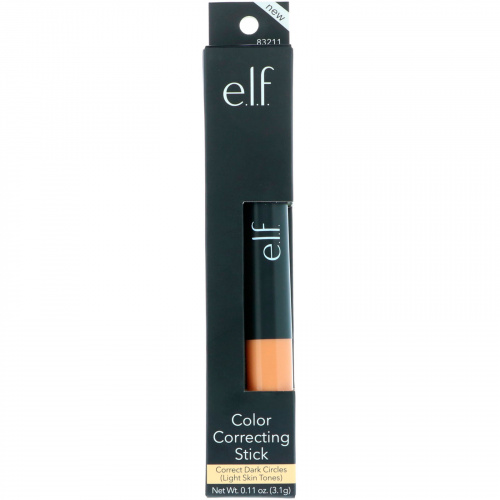 E.L.F. Cosmetics, Консилер для коррекции цвета, скрывает темные круги, 0,11 унций (3,1 г)