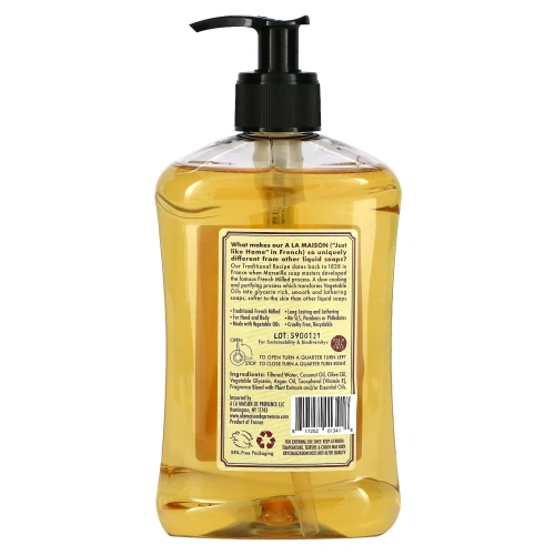 A La Maison de Provence, Жидкое мыло для рук и тела, вишня в цвету, 16,9 ж. унц. (500 мл)