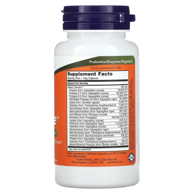 Now Foods Digest Ultimate 60 вег капсул