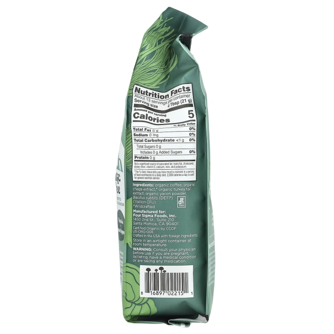 Four Sigmatic, Defend, молотый кофе с грибами и пробиотиками, средняя обжарка, 340 г (12 унций)