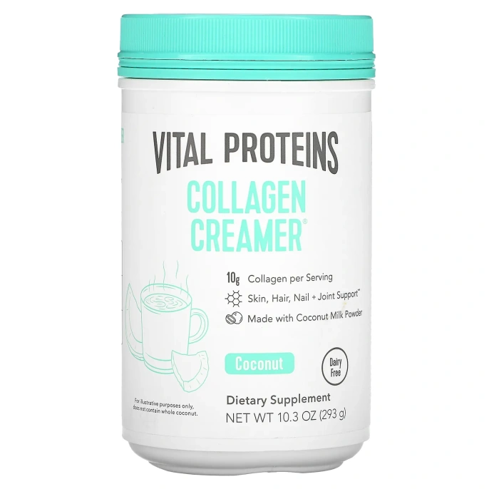 Vital Proteins, Коллагеновые сливки, кокос, 10,3 унц. (293 г)