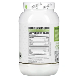 Axe & Sledge Supplements, растительный откорм, полностью натуральный веганский протеин, арахисовая паста и банан, 870 г (30,69 унции)