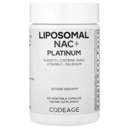 Codeage, Liposomal NAC+ Platinum, 120 растительных капсул