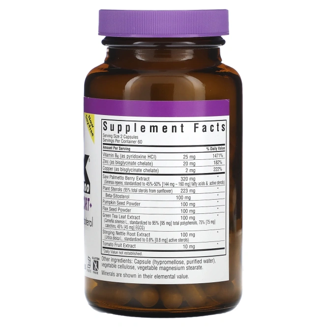 Bluebonnet Nutrition, MPX 1000, поддержка предстательной железы, 120 вегетарианских капсул