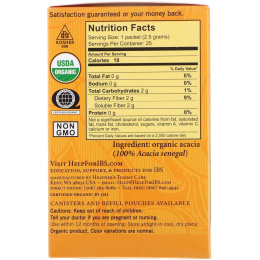 Heather's Tummy Care, Волокна для улучшения пищеварения, Органические волокна акации сенегальской, 1 чайный пакет