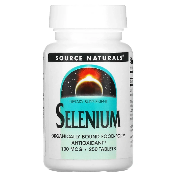 Source Naturals, Селен, 100 мкг, 250 таблеток