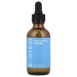 BodyBio, Йод, жидкий минерал, 59 мл (2 жидк. Унции)