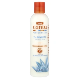 Cantu, Weightless, 15+ полезных свойств для ежедневного ухода, для волн и кудрей, 236 мл (8 жидк. Унций)