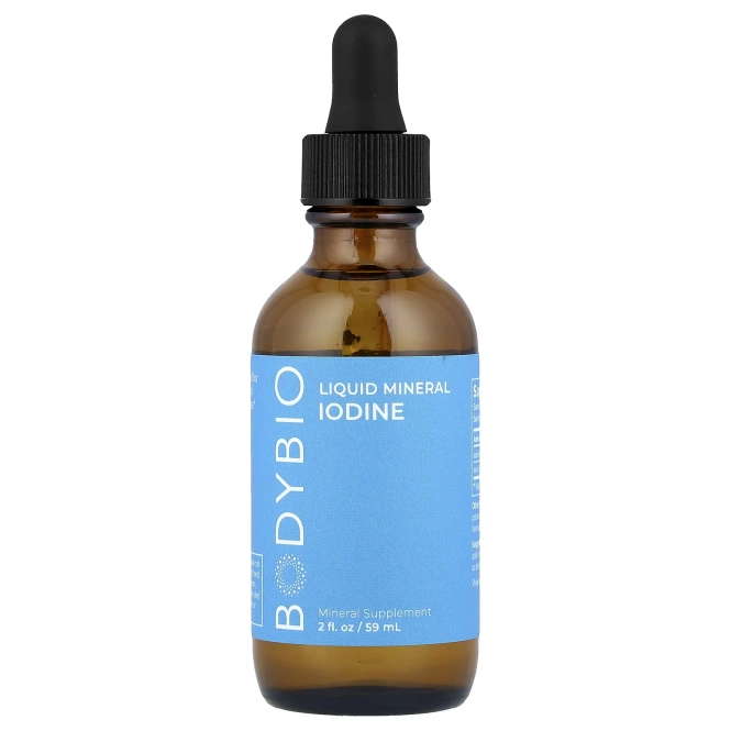 BodyBio, Йод, жидкий минерал, 59 мл (2 жидк. Унции)