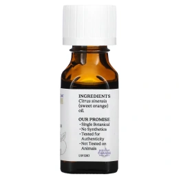 Aura Cacia, чистое эфирное масло, сладкий апельсин, 15 мл (0,5 жидк. унции)