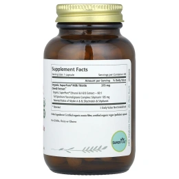 Pure Synergy, сверхчистый органический экстракт расторопши, 60 капсул