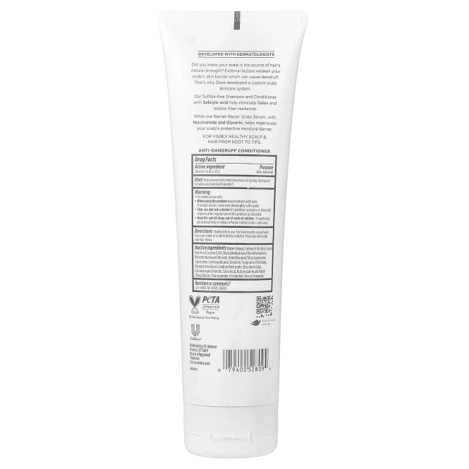 Dove, Derma Scalp, кондиционер против перхоти, перхоть, 9 жидк. унций