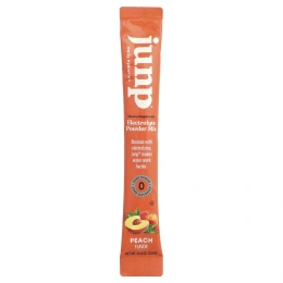 JUNP Hydration, электролитная порошковая смесь, персик, 5 пакетиков по 3,9 г (0,14 унции)