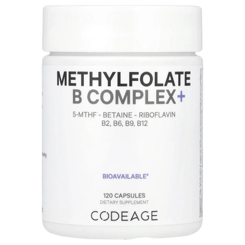 Codeage, комплекс с метилфолатом группы B, 120 капсул