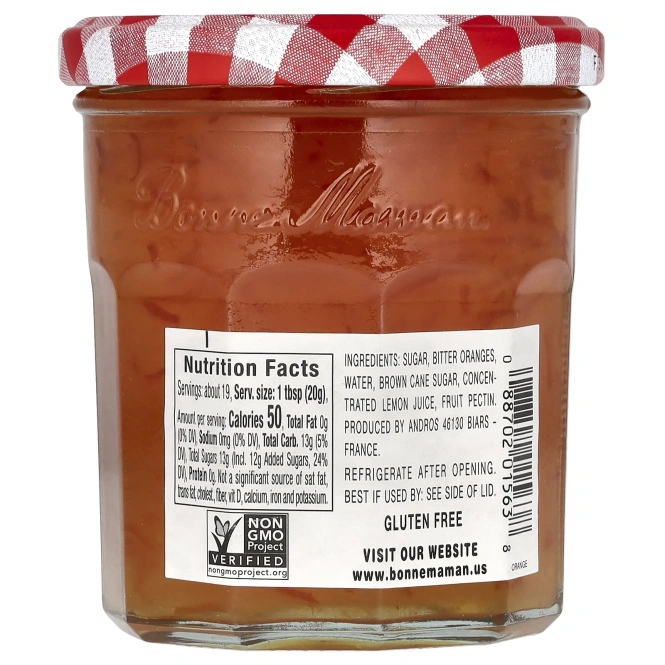 Bonne Maman, Апельсиновый мармелад, 370 г (13 унций)