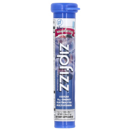 Zipfizz, Энергетическая смесь для здорового спорта с витамином B12, голубика и малина, 20 тюбиков по 11 г (0,39 унции)