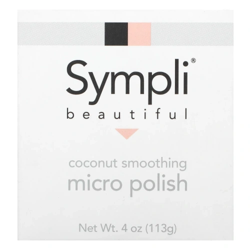 Sympli Beautiful, кокосовый скраб для гладкости кожи, 113 г (4 унции)