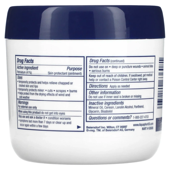 Aquaphor, целебная мазь, защитное средство для кожи, 396 г (14 унций)