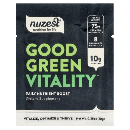 Nuzest, Good Green Vitality ™, 5 пакетиков по 10 г (0,35 унции)