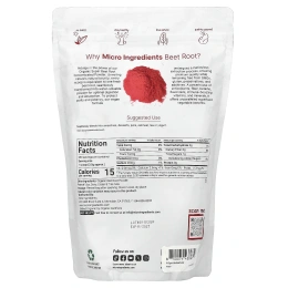 Micro Ingredients, порошок из органической свеклы, 907 г (2 фунта)