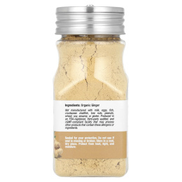 California Gold Nutrition, Foods, органический имбирь, молотый, 56 г (2 унции)
