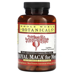 Whole World Botanicals, Royal Maca, для мужчин, 507 мг, 180 растительных капсул (253 мг в 1 капсуле)