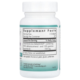 Nutricology, Дельта-фракция, токотринол, 50 мг, 75 капсул