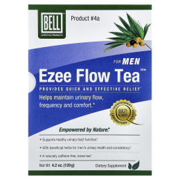 Bell Lifestyle, Ezee Flow Tea ™ для мужчин, 120 г (4,2 унции)