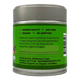Wilderness Poets, Органический чай матча для церемоний, 22 г (1 унция)