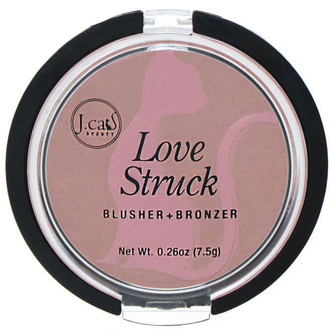 J.Cat Beauty, Love Struck, румяна + бронзер, оттенок LGP110 «Невинность», 7,5 г