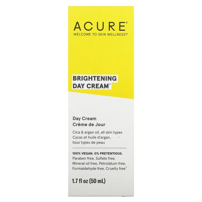 Acure, Brilliantly Brightening, дневной крем, 1,7 ж. унц. (50 мл)