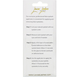 Lavaa Lashes, Аппликатор для ресниц, золотистый, 1 шт.