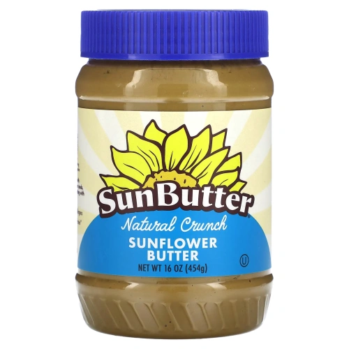SunButter, Natural Crunch, спред из семян подсолнечника, 16 унций (454 г)
