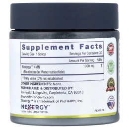 ProHealth Longevity, Essentials, NMN в порошке, 30 г (1,05 унции)