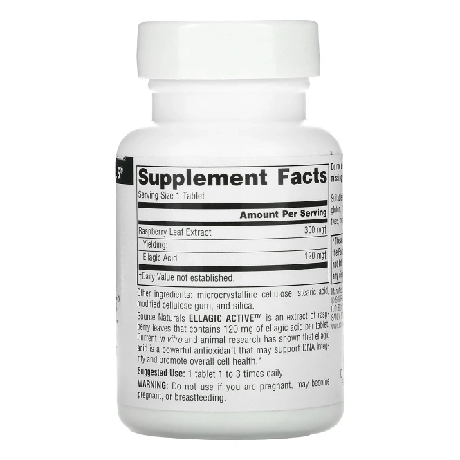 Source Naturals, Активные Эллаготанины, 300 мг, 60 таблеток